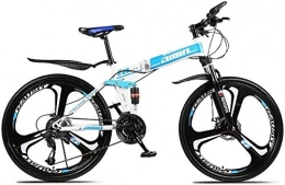 HFFFHA Mountain Bike pieghevoles HFFFHA 26 Pollici Bici, Mountain Bike 26 Pollici, Full Suspension Mountain Bike, Biciclette Pieghevoli for Adulti, Mountain Bike, Adulta della Bicicletta, Mountain Bike for Adulti (Size : 21 Speed)