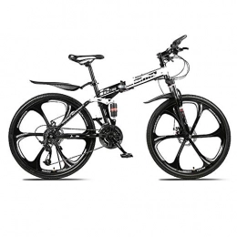 MJKT Bici MJKT Donne di età Mountain Bike, 26in 21 Speed ​​Carbon Full Suspension d'Acciaio della Bicicletta della Montagna MTB velocità Ammortizzatore Mountain Bici da Strada in Bicicletta 01