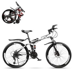 SEESEE.U Mountain Bike pieghevoles Mountain bike pieghevole per adulti, auto da corsa a velocità variabile fuoristrada con doppio assorbimento degli urti da 26 pollici, bici veloce per uomini e donne 21 / 24 / 27 / 30 velocità, termini dei