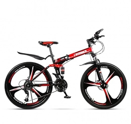 N&I Bici N&I Bike 24 inch Adult Mountain Bike Full Suspension Foldable City Bicycle off-Road Double Disc Brake Snow Bikes Magnesium Alloy Wheels D 27 Speed C 30 Speed