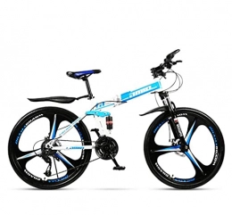 N&I Bici N&I Mountain Bikes 26 inch Adult Mountain Bike Full Suspension Foldable City Bicycle off-Road Double Disc Brake Snow Bikes Magnesium Alloy Wheels A 21 Speed C 21 Speed