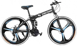 SYCY Mountain Bike pieghevoles SYCY Comfort Bikes Beach Cruiser Bike - Mountain Bike Pieghevole da 26 Pollici Shimanos Bicicletta a 21 velocità con Sospensione Completa Bici da Strada