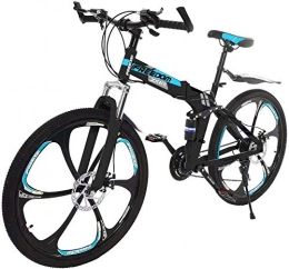 SYCY Mountain Bike pieghevoles SYCY Mountain Bike da 26 Pollici Pieghevole MTB 21 velocità Bicicletta a Sospensione Completa Bici da Strada Ciclismo all'aperto per Adulti Uomini Donne