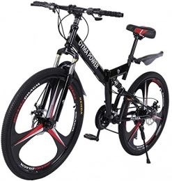 SYCY Mountain Bike pieghevoles SYCY Mountain Bike Pieghevole da 26 Pollici Bici a Sospensione Completa Bici da Strada Bici da Strada Bici da Strada Trasmissione a 21 velocità Doppi Freni a Disco Idraulici