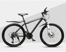 THENAGD Mountain Bike THENAGD Mountain Bike Fuoristrada Bicicletta Uomini e Donne Bicicletta da Corsa Leggera per Adulti da Corsa su Strada a velocità Variabile da Città per Studenti 26英寸 辐条顶  黑白