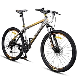 BD.Y Mountain Bike 24 velocitagrave; Mountain Bike 26 Pollici Telaio in Acciaio ad Alto Tenore di Carbonio Hardtail Biciclette, Donne Uomo Adulti Mountainbike, Arancia