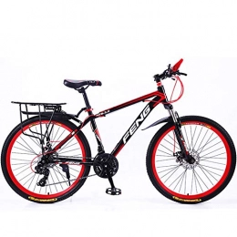 Nileco Bici 26''21 Velocità Adulto Uomini Sport Bike, Con Sospensioni Anteriori Della Forcella E Sistema Frenanti Shimano Mountain Bike, Bicicletta All'aperto Mountain Bike Full Suspension