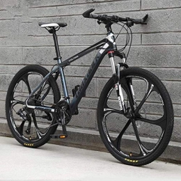 WCY Mountain Bike 26" Mountain bike for l'adulto, il 21 / 24 / 27 / 30-velocità alto tenore di carbonio acciaio pieno Sospensione frame, forcella della sospensione, freno a disco Hardtail mountain bike 5-27 (Colore: B1, Dime