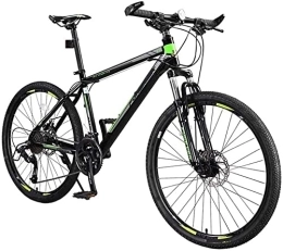 ERGUI Bici 27 velocità adulto Mountain Trail Bike acciaio ad alto tenore di carbonio Full Suspension Frame bicicletta forcella freno a doppio disco Mountain Bike 26 pollici hard tail Mountain Bike ( Color : C )