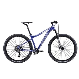 BD.Y Bici 9 velocitagrave; Mountain Bike Adulti Grande Pneumatico Front Suspension Mountain Bike Telaio Alluminio Hardtail Biciclette, Verde