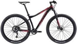 Aoyo Mountain Bike 9 velocità mountain bike, Adulto Big Wheels hardtail Mountain bike, telaio in alluminio Sospensione anteriore della bicicletta, Mountain Bike Trail, (Color : Red)