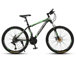  Mountain Bike Adultmountain Bike, Hardtail Mountain Bike con Freno a Doppio Disco da 26 Pollici da Uomo, Sedile Regolabile per Bicicletta, Telaio in Acciaio ad Alto tenore di Carbonio, B-26inch27speed