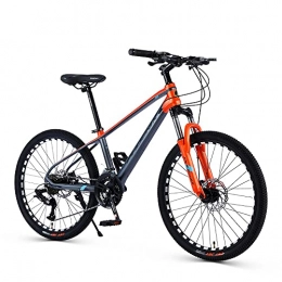 angelfamily Mountain Bike angelfamily Mountain Bike con Ruote a Raggi da 24 Pollici, Telaio in Alluminio, Cambio a 24 / 27 Marce, Forcella Ammortizzata, con Cambio Lock-out, Forcella Ammortizzata, Freno a Disco Idraulico