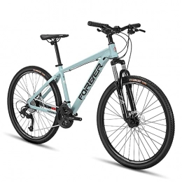 angelfamily Mountain Bike angelfamily Mountain Bike per Ragazzi e Ragazze, MTB da 24 / 26 Pollici con 27 velocità e Adatta a Partire da 140-190 cm, con Freno a Mano, Freno a Disco e Cavalletto, Urban Commuter City Bike