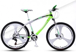 Aoyo Bici Aoyo, bicicletta per bambini, 24 pollici, con ammortizzatore, telaio in acciaio al carbonio ad alta durezza, off-road, Dual Disc Brakes per adulti, con velocità variabile