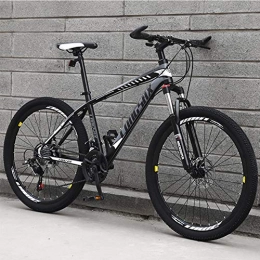 AP.DISHU Mountain Bike AP.DISHU Mountain Bike 21 velocit, Unisex, Parafango Anteriore + Posteriore Ruote da 24 / 26 Pollici, Grigio, 26inch