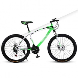 AP.DISHU Mountain Bike AP.DISHU Ruote da 24 Pollici Mountain Bike Doppio Freno A Disco 21 velocit Bambino Unisex Bicicletta Sospensioni Anteriori MTB Ruota A Raggi, Verde