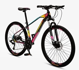 ASEDF Mountain Bike ASEDF Bici da Strada, Telaio in Alluminio Leggero da 27 velocità, da 27, 5 Pollici e Mountain Bike da Donna Pink