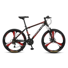 Axdwfd Bici per Bambini Mountain Bike, Telaio in Acciaio da 26 Pollici, Deragliatore Posteriore A 24 velocità E Shifter Rotativo Micro-Spostamento (Color : Red)