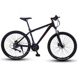 BCX Mountain Bike BCX Mountain bike, mountain bike Hardtail da 27, 5 pollici con ruote grandi, bici da trail con telaio in alluminio Overdrive, bici da donna da uomo, argento, 27 velocità, Rosso, 33 velocità