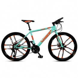 BEIGOO Mountain Bike BEIGOO 24 Pollici Bicicletta, 21 / 24 / 27 / 30 Multi velocità Mountain Bike Doppio Freno A Disco, Leggero Portatile City Bike, per Bicicletta da Uomo Bicicletta Donna-21velocità-B