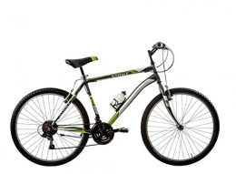 Cicli Puzone Bici BICI 26 STRIKE 18V MADE IN ITALY TITANIO-VERDE LIME (40 CM)