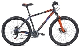 Cicli Puzone Mountain Bike BICI BICICLETTA MISURA 27, 5 MTB FRONT ALLUMINIO STUCCHI S760 NEW AGE SHIMANO 21V CON DISCO MECCANICO (NERO ROSSO)