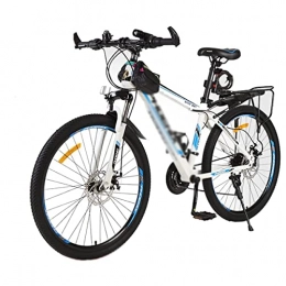 BaiHogi Mountain Bike Bici Da Corsa Professionale, 24 Velocità Bicicletta da 26 pollici Bicicletta da 26 pollici Dual Disc Brake Bicicletta da strada urbana con telaio in acciaio elevato in acciaio al carbonio for un perco