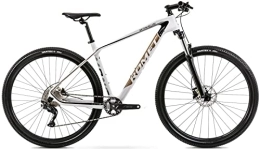 Cicli Puzone Mountain Bike BICI MTB FRONT RUOTA 29 TELAIO MONOSCOCCA IN CARBONIO ROMET MODELLO MONSUN GRUPPO SHIMANO DEORE 10V (17-43 CM, BIANCO)