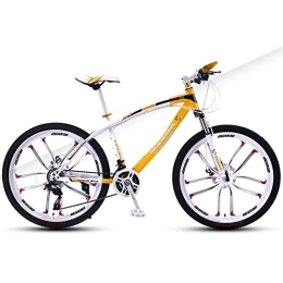 Relaxbx Bici Bicicletta da 24 Pollici MTB per Bambini per Fuoristrada a 21 velocità per Bicicletta con Telaio in Acciaio ad Alto tenore di Carbonio, Rossa