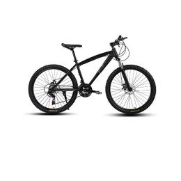 Bicicletta da Mountain Bike velocità A 24 velocità Design del Freno A Disco A Doppio Ammortizzatore Adatta per Strade di Montagna Strade Asfaltate E Autostrade,Black