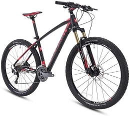 NOLOGO Mountain Bike Bicicletta Mountain Bike, 27, 5 Pollici Big Tyre Hardtail for Mountain Bike, in Alluminio 27 velocità for Mountain Bike, Regolabile Womens Biciclette da Uomo (Color : Black)