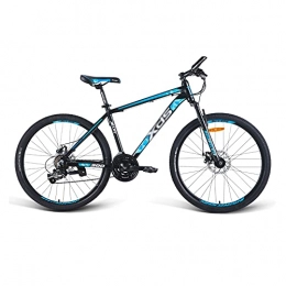 XIAXIAa Mountain Bike Bicicletta, Mountain Bike a 21 Velocità, Bicicletta Shock, Telaio in Lega Di Alluminio, Pneumatici Fuoristrada da 26 Pollici, per Adulti e Adolescenti, Doppio Freno a Disco / B / 168x77cm