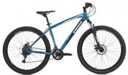 Cicli Cinzia Mountain Bike Bicicletta Mountain Bike MTB Uomo 27, 5" H39 21V Cicli Cinzia Virus Mechanik Disk Man Hi-Tension 27.5 Azzurra Fluo Opaco