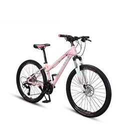 Bikes Mountain Bike Bicicletta Mountain Bike Per Donne 26 Pollici 30 Velocità Bici Da Strada Con Freni A Disco Bici Da Strada Rosa Run-anmy0717 (Color : Pink)