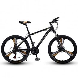 GXQZCL-1 Mountain Bike Bicicletta Mountainbike, Mountain bike, 26inch a rotelle, acciaio al carbonio telaio hardtail Biciclette da montagna, doppio freno a disco e forcella anteriore MTB Bike ( Color : B , Size : 24-speed )