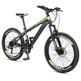 Xiaoyue Mountain Bike Biciclette Bambini di montagna, 24 a doppio disco freno Velocità Montagna della bicicletta, in acciaio ad alto carbonio Telaio, ragazze dei ragazzi Hardtail mountain bike, Rosso, 24 pollici lalay