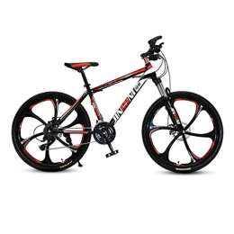 Relaxbx Mountain Bike Biciclette da montagna, Assorbimento degli urti Biciclette da montagna Freno a disco Studente giovanile Bicicletta da cross country per esterni, Acciaio ad alto tenore di carbonio, 26In, 27 velocità