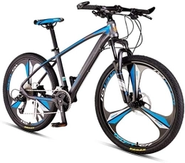 Aoyo Mountain Bike Biciclette Mens Montagna, Donne di età 33 Velocità della montagna della bicicletta, Hardtail mountain bike con doppio disco freno, Pendolare bicicletta, Spoke grigio (Color : 3 Spoke Gray)