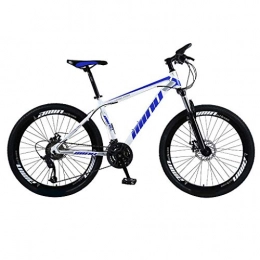 Bike Mountain Bike Bike 26 Pollici Mountain 21 velocit, Cruiser Bicycle Beach Ride Travel Sport, Doppio Freno a Disco, per Adulti, Mountain Sedile Regolabile Cruiser Bicycle (Blu)