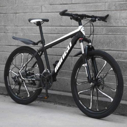 Bike Mountain Bike Bike Bicicletta Bicicletta Ciclismo all'aperto Fitness Mountain Bike portatile 21 / 24 / 27 / 30 Velocità Bicicletta da Cross Country Studente Bmx Road Racing Speed ​​Bike, m, 24 velocità