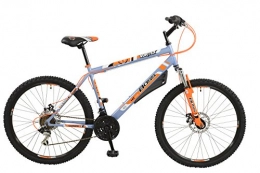 BOSS Mountain Bike BOSS Vortex Bici da Uomo, Grigio / Arancione, 66 cm