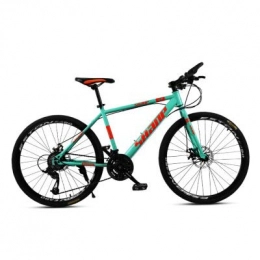 Brands Mountain Bike Brands Mountain Bike Adulti 26 Pollici con Freno Doppio Disco Integrato Ruota Fuoristrada a velocità variabile Bicicletta Studentessa Maschio (24 velocità, Verde)