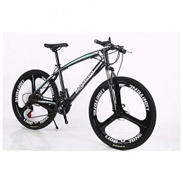 Chenbz Mountain Bike Chenbz Sport all'aria aperta 26" Mountain Bike leggero HighCarbon telaio in acciaio Sospensioni anteriori Freni a disco doppio 2130 costi Unisex biciclette MTB (Color : Black, Size : 27 Speed)