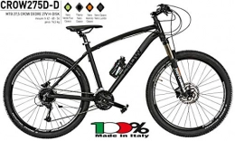 Cicli Puzone Mountain Bike CICLI PUZONE Bici Misura 27, 5 Uomo MTB Front Alluminio Crow DEORE 27V Art. CROW275D-D (48 CM)