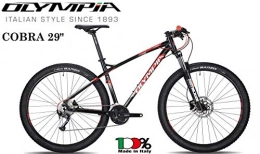 Cicli Puzone Mountain Bike Cicli Puzone Bici Olympia MTB Front 29 Cobra Cougar Disc ALIVIO 27V RST Blaze ML Gamma 2019 (Nero Rosso, 48 CM - XL)