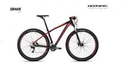 Cicli Puzone Mountain Bike Cicli Puzone DRAKE-29 Cougar Disc RST Blaze RL Gamma 2019 (Nero Rosso, 43 CM - M)