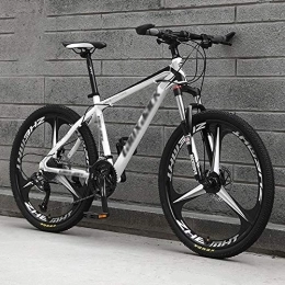 DFEIL Bici DFEIL Bianco 26 Pollici di Fondo Mountain Bike, -Alto tenore di Carbonio in Acciaio Hardtail Mountain Bike, Biciclette con Sospensione Anteriore del Sedile Regolabile (Color : 21 Speed)