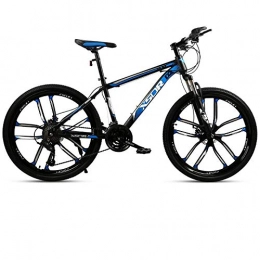 DGAGD Bici DGAGD Snow Bike Big Tyre 4.0 Spesse e Larghe 26 Pollici Freno a Disco Mountain Bike Dieci Ruote da Taglio-Nero Blu_27 velocità