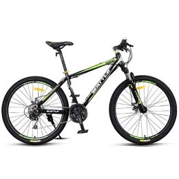 DJYD Mountain Bike DJYD 24 Connessione Mountain Bike, 26 Pollici for Adulti Alto tenore di Carbonio in Acciaio Telaio Hardtail Bicicletta, all Terrain Mountain Bike Maschile, Anti-Slip Biciclette, Verdi FDWFN